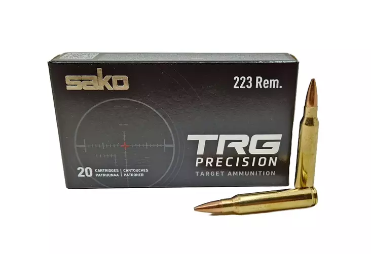 223 rem Sako TRG 69gr HPBT 20kpl - 223 Rem. -kiväärinpatruunat - C611113GSA10 - 4