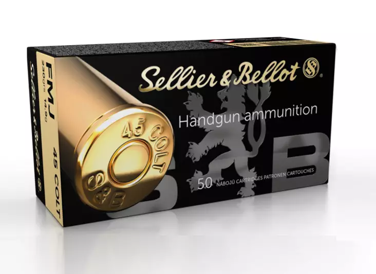 45 Colt Sellier & Bellot 14.9g/230gr FMJ 50pcs - Other handguns cartridges - V311762 - 1