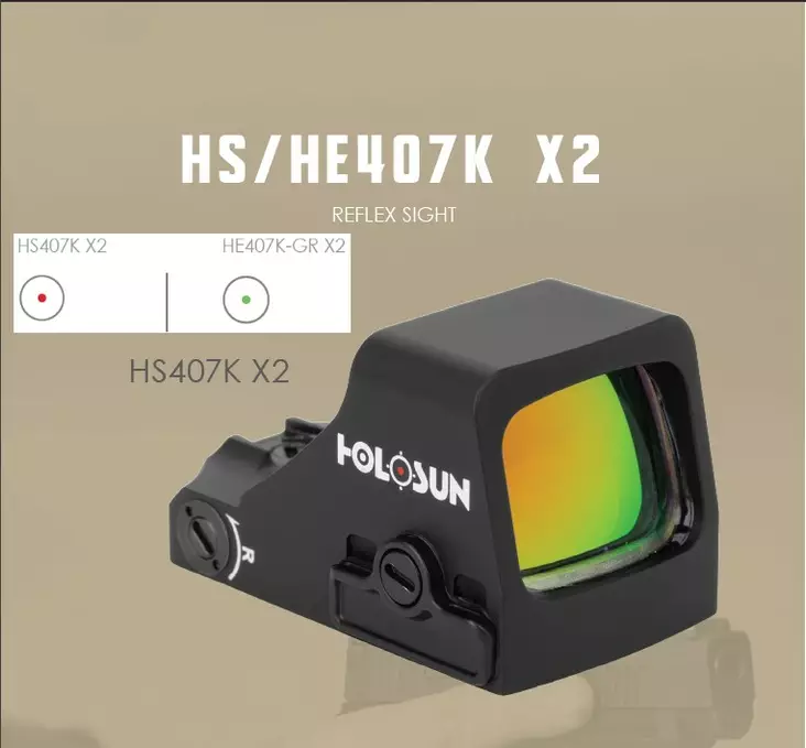 Red Dot Holosun HS407K X2 Sight – 6 MOA Dot, Compact, Includes FREE ...