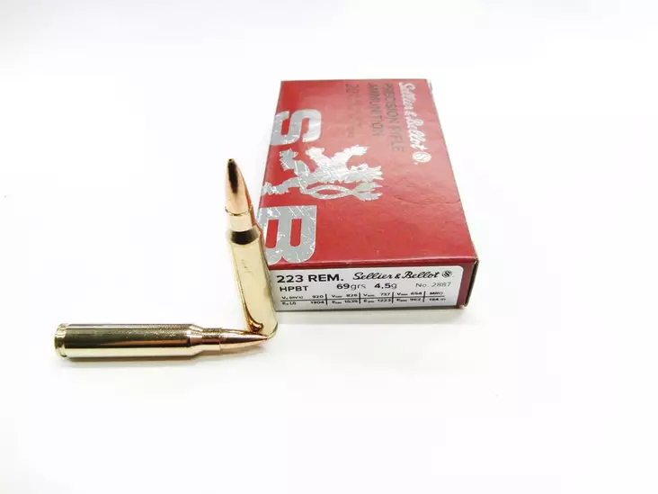 223 Rem S&B 69gr OTM 20pcs - 223 Rem. -rifle cartridges - V330672 - 2