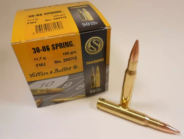 30-06 Sellier & Bellot 11.7g FMJ 50 pcs - 30-06 Spring. -rifle cartridges - V331692 - 1