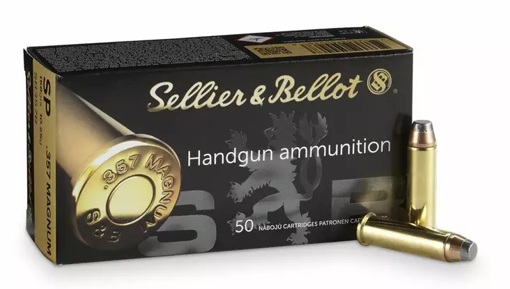 357 Mag Sellier & Bellot 158gr SP 50kpl - 357 Mag. ja 38 Special patruunat - V311432 - 1