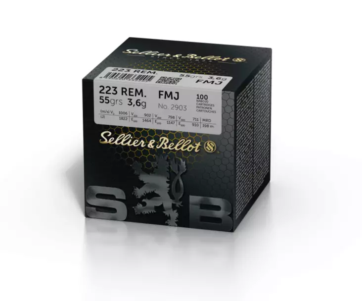 223 Rem Sellier & Bellot 55gr FMJ - 223 Rem. -rifle cartridges - V341872 - 1