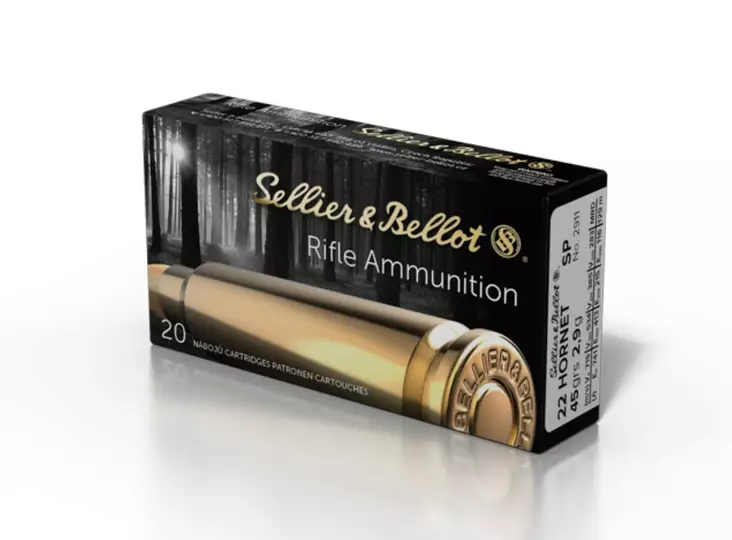 22 Hornet Sellier& Bellot 45gr SP 20kpl - Muut kiväärin patruunat - V330012 - 2
