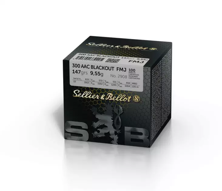 300 AAC Blackout Sellier & Bellot FMJ 9.5g - 300 Blackout rifle cartridges - V345092 - 2