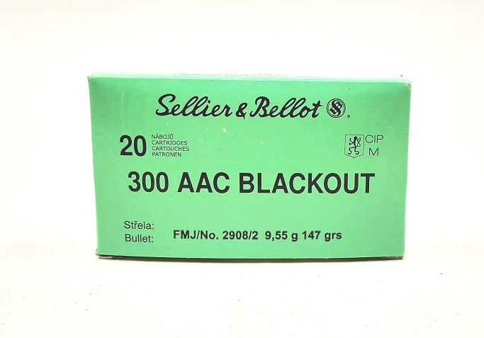 300 AAC Blackout Sellier & Bellot 9.55g FMJ 20pcs - 300 Blackout rifle cartridges - V341292 - 5
