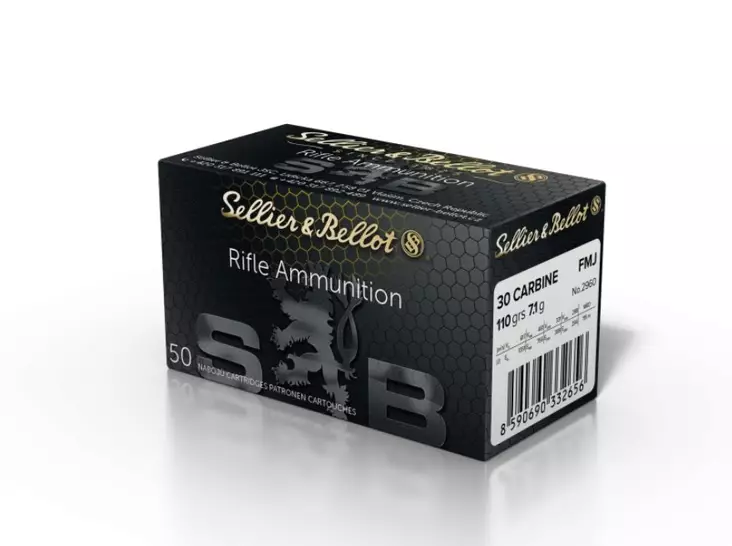 S&B 30 Carbine 7,1g/110gr FMJ - Muut kiväärin patruunat - V332652 - 2