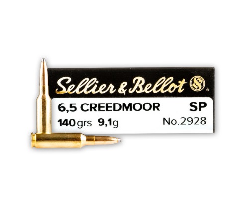 6,5 creedmoor Sellier&Bellot SP Soft Point 9,1g - 6,5 Creedmoor -kiväärinpatruunat - V341712 - 1