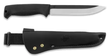 Tactical Knife M95, Uncoated, Leather Sheath - Military knives - FJP143 - 1