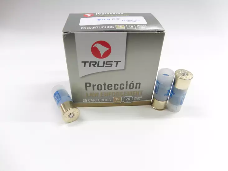12/70 Trust Protection 2pcs Rubber Slug 25pcs - Non-lethal, shotgun - 090693 - 1