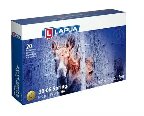 30-06 Lapua Mega 12,0g 20kpl - 30-06 Spring. -kiväärinpatruunat - 4317563 - 1