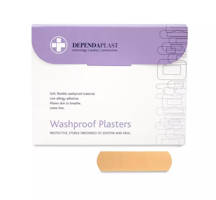 Dependaplast vedenkestävä 100 kpl laastaripaketti - Ensiaputarvikkeet - RM533 - 1