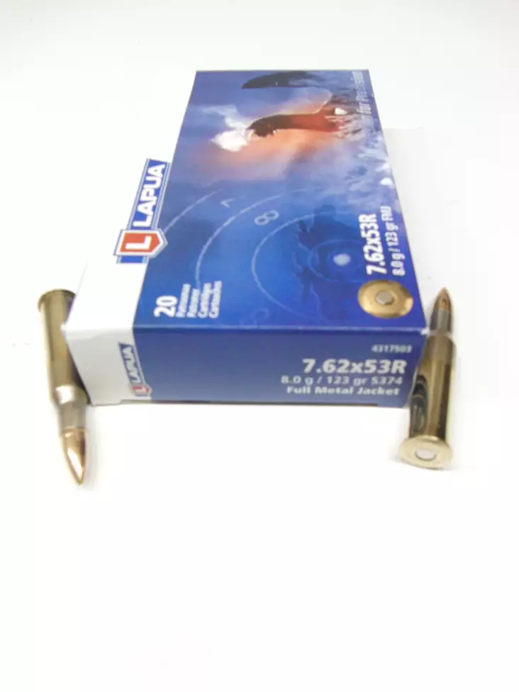 7,62x53R LAPUA FMJ 8g - 7,62x53R & 7,62x54R -kiväärinpatruunat - 4317503 - 1