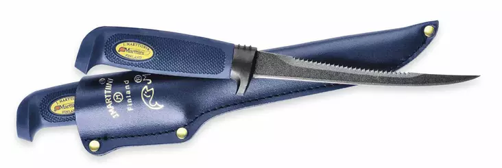 Marttiini Filleting Knife 7.5" with Martef Leather Sheath - Game processing knives - 6416885013983 - 1