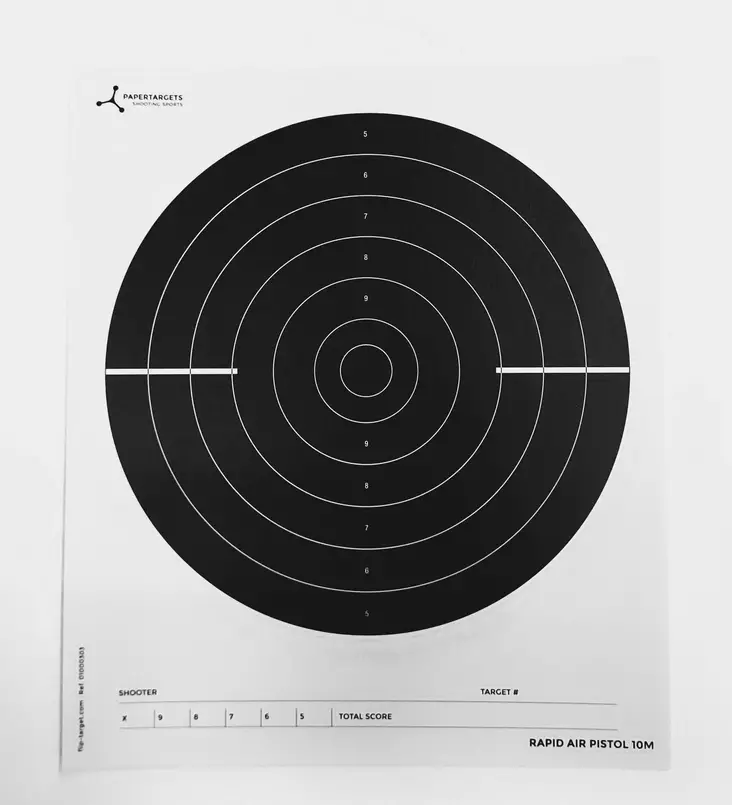 Rapid Air Pistol target 17 x 20cm 250kpl - Kohdistustaulut ja perinteiset taulut - 01000303 - 1