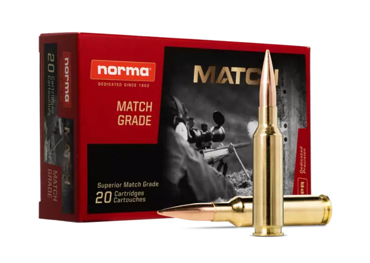 6,5 Creedmoor NORMA Golden Target 9,27g - 6,5 Creedmoor -kiväärinpatruunat - 7393923325453 - 7