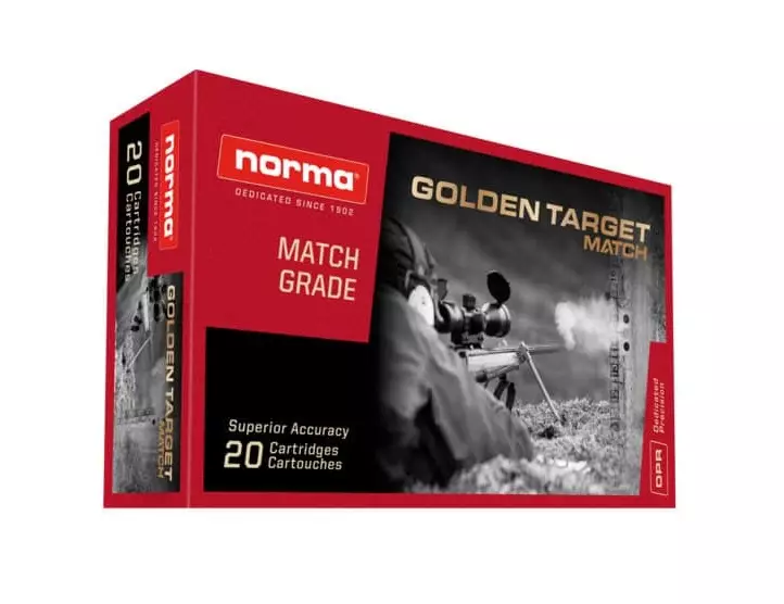 NORMA 6,5 Creedmoor Golden Target 9,27g - 6,5 Creedmoor -kiväärinpatruunat - 7393923325453 - 6