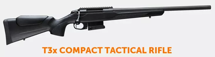 Tikka T3x CTR musta adjustable kivääri - Pulttilukkoiset kiväärit - TF1T2924A184963 - 1