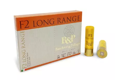 20/76 B&P F2 Long Range 28g #4 3.1mm - 20 Cal. shotgun cartridges - 102594 - 2