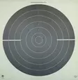 Target Pistol Pattern Target 55x55cm 1 piece - Zeroing targets and classic targets - 24024 - 2