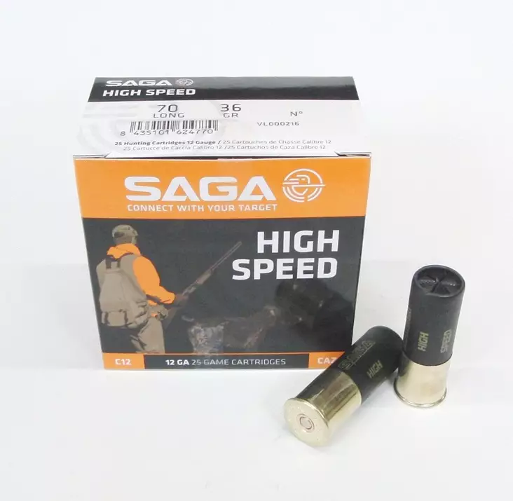 12/70 SAGA High Speed 36g #4 25pcs - 12/70 shotgun hunting cartridges - 108904 - 2