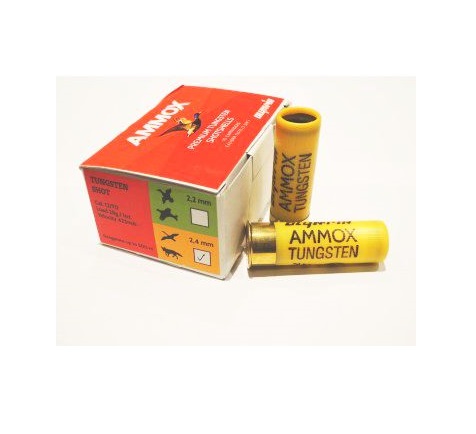 12/70 Ammox Tungsten 28g 2,5mm 10kpl - 12/70 haulikon metsästyspatruunat - APT12702824 - 1
