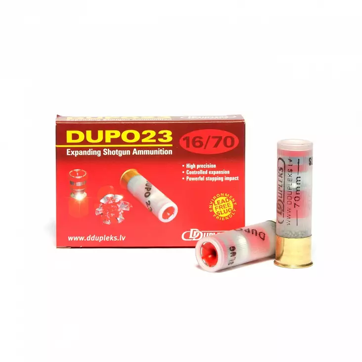 16/70 DDupleks Dupo 23g 5-pack - Shotgun-filled cartridges / sluges - 116034 - 1