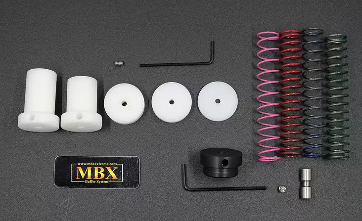 MBX Extreme Ultimate Tuning/Short Stroke Kit for AR-9 - AR buffers, tubes and springs - MBX-BUFUKA4 - 1