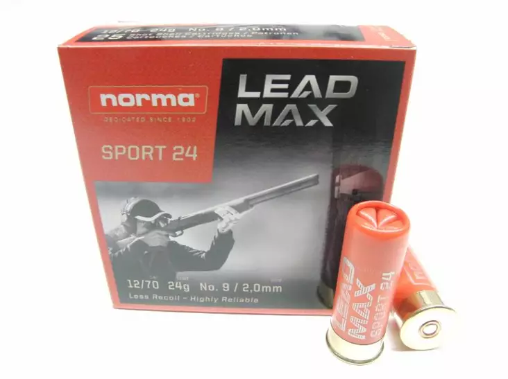 12/70 Norma Lead Max 24g #9 Skeet - 12 Cal. haulikon ratapatruunat - 77112754 - 1