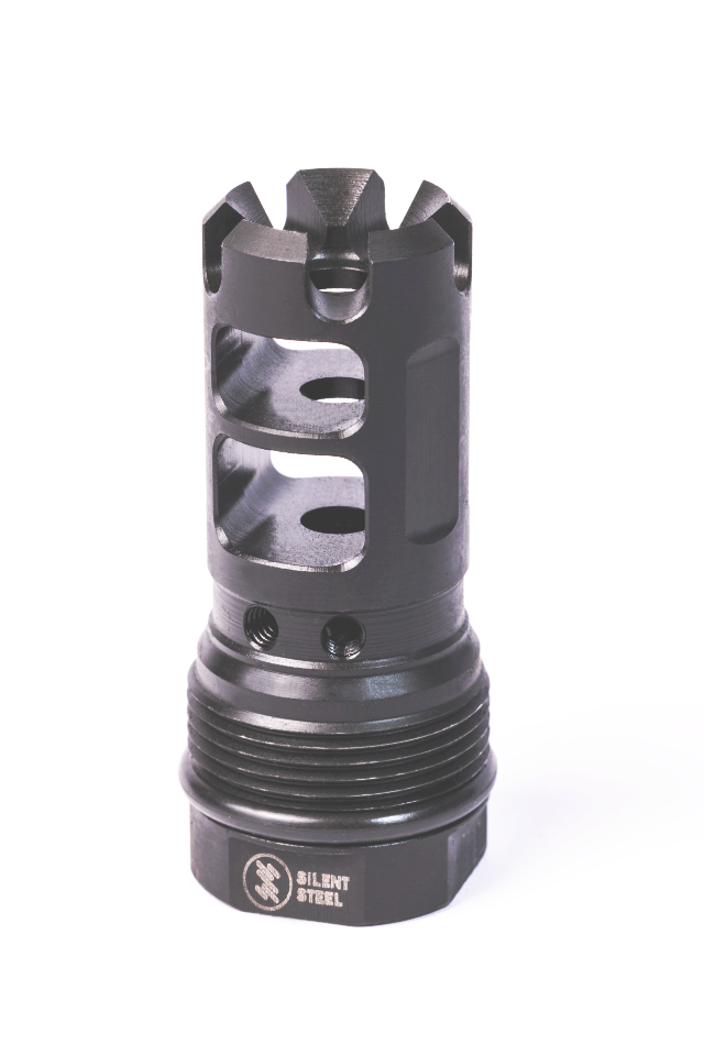 Silent Steel QD Muzzle Brake suujarru - Kiväärin suujarrut ja liekinsammuttimet - mB762-58x24 - 1