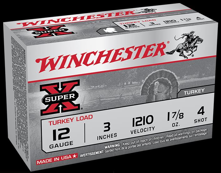 12/76 WINCHESTER Super-X 53g #4 10kpl - 12/76 haulikon metsästyspatruunat - X123MT4 - 1