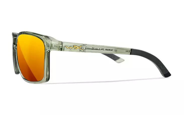 WileyX WX Alfa Safety Glasses - Bronze Mirror Lenses Bronze mirror