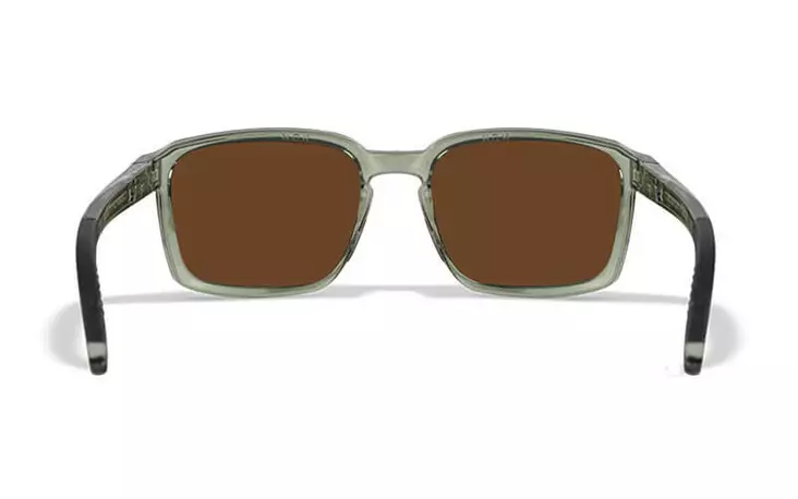 WileyX WX Alfa Safety Glasses - Bronze Mirror Lenses Bronze mirror