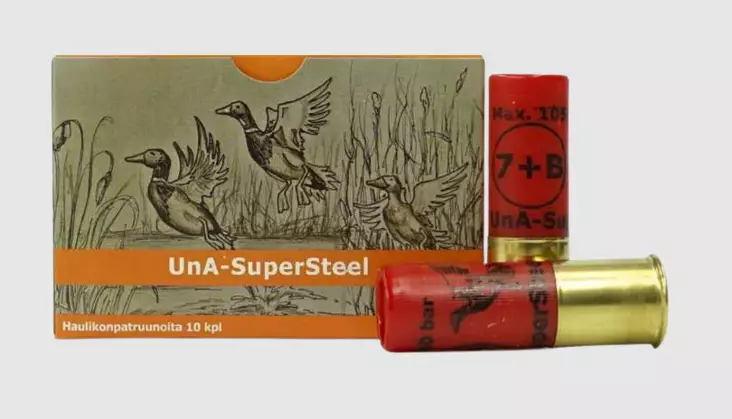 Una SuperSteel 12/76 36g #7+B - 12/76 shotgun hunting cartridges - 6430068625404 - 1