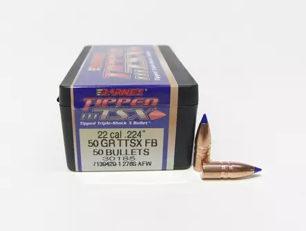 .224 Barnes 50gr TTSX FB Luoti 50kpl - 224 (222; 223; 5,56) kiväärin luodit - 30185 - 1