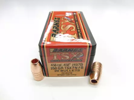 .458"(45/70) Barnes TSX 250gr 20kpl - 458 kiväärin luodit - 200275 - 1