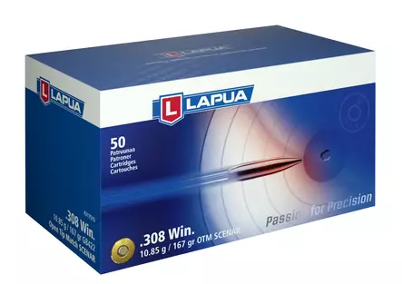 .308 Win Lapua 10.85g Scenar 50 pcs - 308 Win. -rifle cartridges - 4317515 - 1