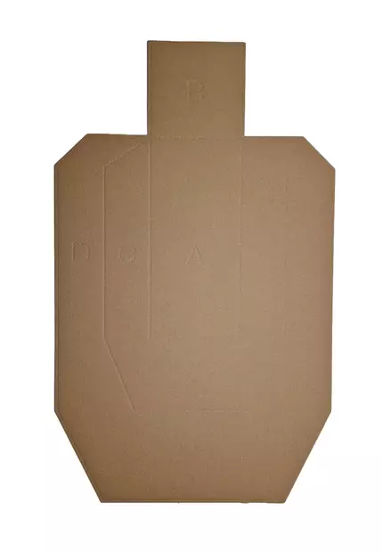 SRA Taulu Ruskea / Valkoinen - Toiminta-ampujan taulut - ET-235100-25 - 1