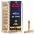 22 WMR CCI V-MAX 1,95g/30gr 50kpl - 22 WMR pienoiskiväärin patruunat - 130095 - 1