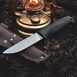 Survival Knife M07, Leather Sheath Black + Lion, J-P Peltonen - Military knives - FJP005 - 5