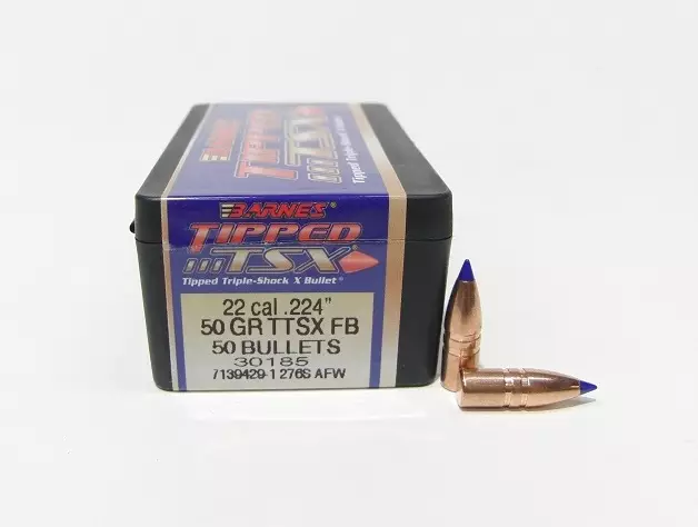 .224 Barnes 50gr TTSX FB Luoti 50kpl - 224 (222; 223; 5,56) kiväärin luodit - 30185 - 1