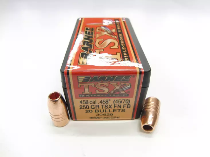 .458"(45/70) Barnes TSX 250gr 20kpl - 458 kiväärin luodit - 200275 - 1