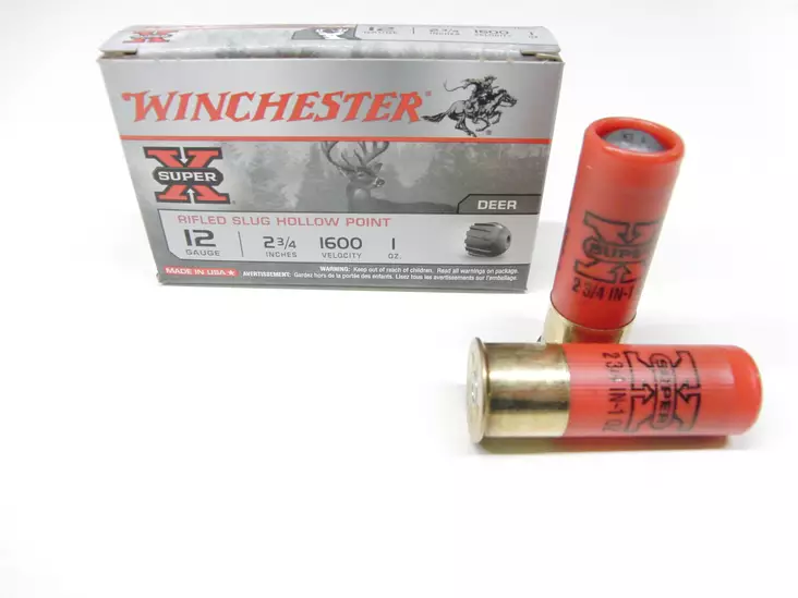12/70 WINCHESTER Super-X 28g Slug 5 kpl - Haulikon täyteiset patruunat eli slugit - 113715 - 1