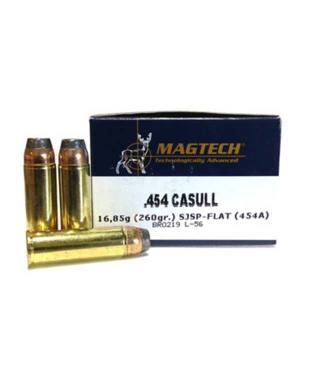 454 Casull Magtech 260gr SJSP-FLAT 20pcs - Other handguns cartridges - 145225 - 1