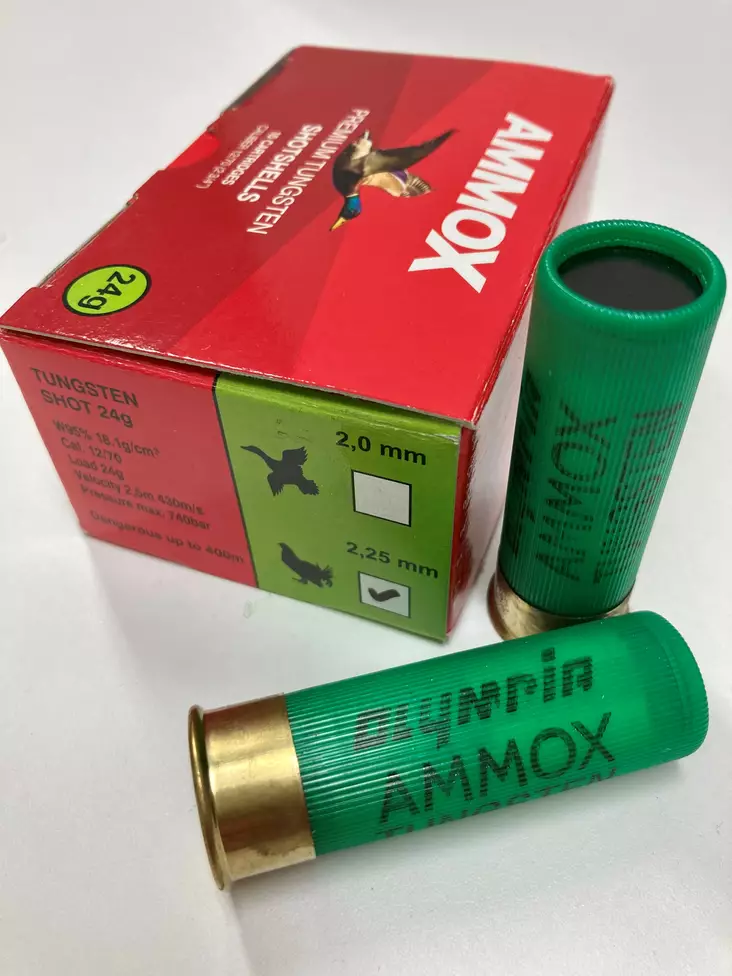 12/70 Ammox Tungsten 12/70 24g 10kpl - 12/70 haulikon metsästyspatruunat - APT127024225 - 1