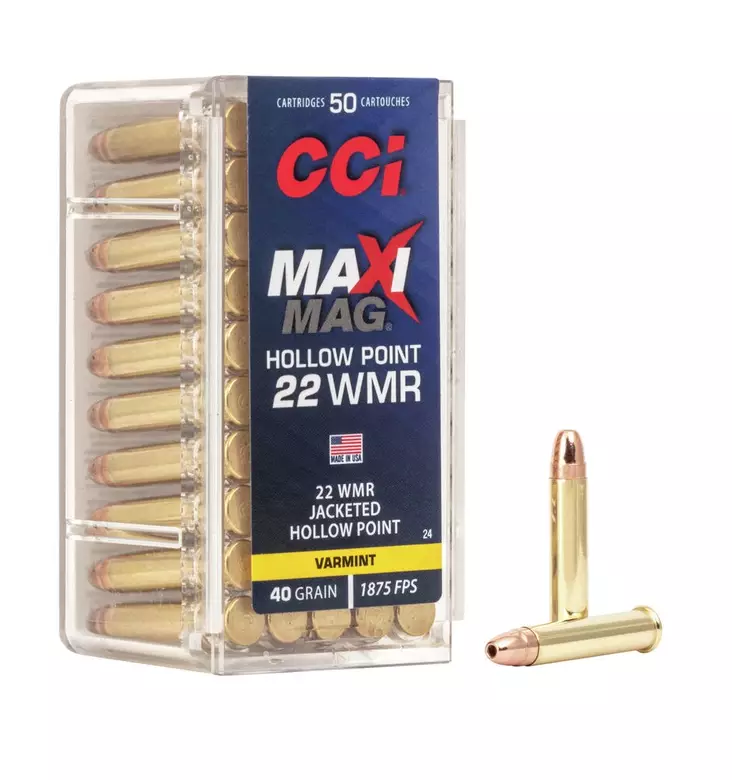 CCI 22 WMR Maxi-Mag HP - 22 WMR Rimfire Cartridges - 130105 - 3