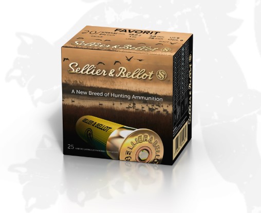20/67.5 Sellier & Bellot Favorit 28g Shotgun Cartridge 25pcs - 20 Cal. shotgun cartridges - V1305X5 - 1