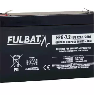 FULBAT AGM -6V 7.2Ah - Game camera accessories - 42945 - 1