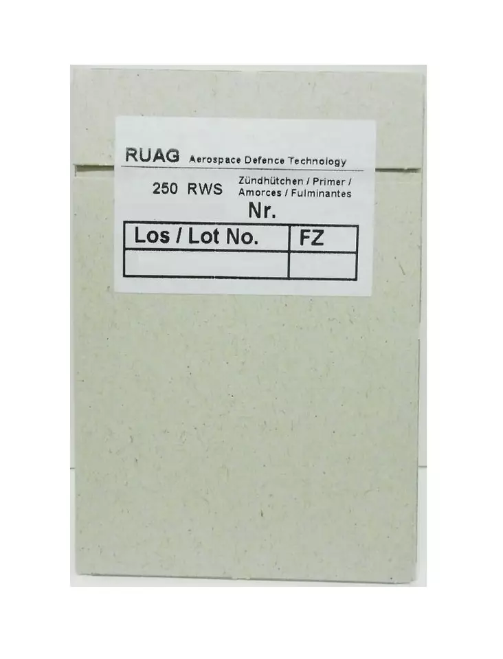 RWS Berdan 5005 5,0mm Pistoolinalli 250kpl - Berdan nallit - R2104385 - 1