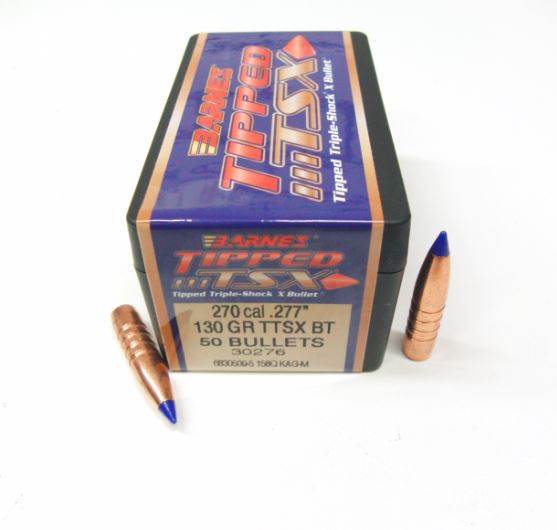 .270 Barnes 130gr TTSX BT Luoti 50kpl - Muut kiväärin luodit - 30276 - 1